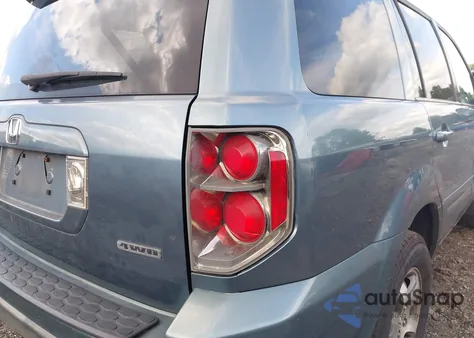 2007 Honda Pilot Ex from USA, damaged, VIN 5FNYF184X7B006883